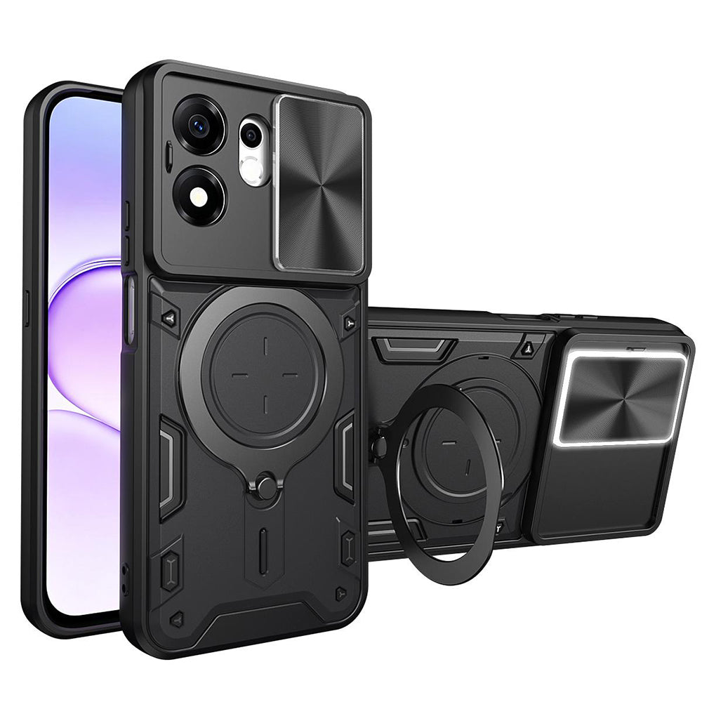 Hülle für Honor 600 Smart, Techsuit, CamGuard Pro, Schwarz