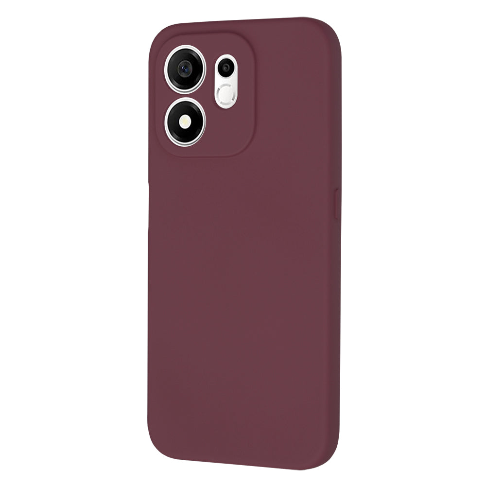 Hülle für Honor 600 Smart, Techsuit, SoftFlex, Weinrot