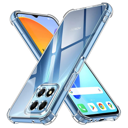 Hülle für Honor 70 Lite / X6 / X8 5G, Techsuit, stoßfest klar, transparent