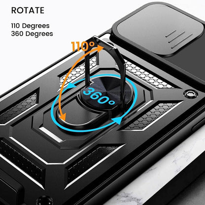 Hülle für Honor 90 Lite, Techsuit, CamShield, Schwarz