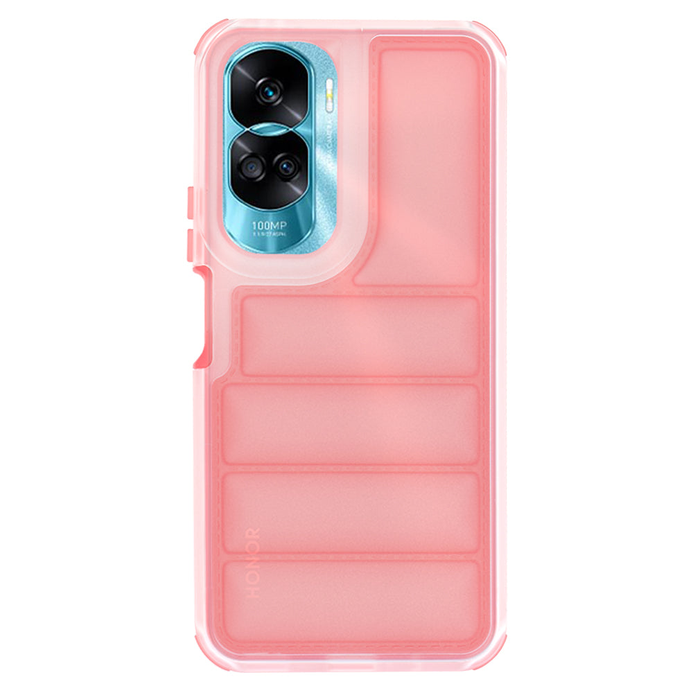 Hülle für Honor 90 Lite, Techsuit, Wave Shield, Rot