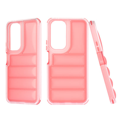 Hülle für Honor 90 Lite, Techsuit, Wave Shield, Rot