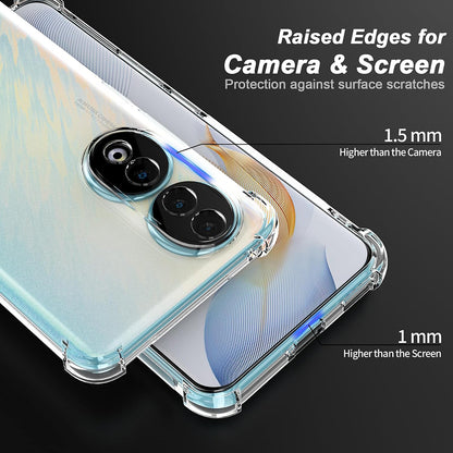 Hülle für Honor 90 Pro, Techsuit, stoßfest klar, transparent