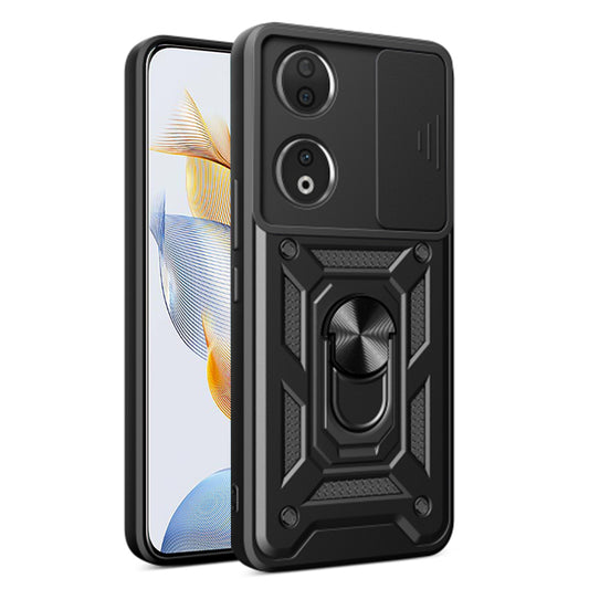 Hülle für Honor 90, Techsuit, CamShield, Schwarz