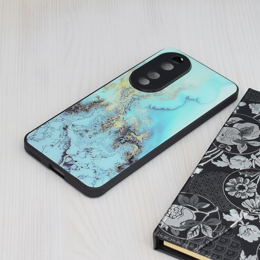 Hülle für Honor 90, Techsuit, Glaze, Blau