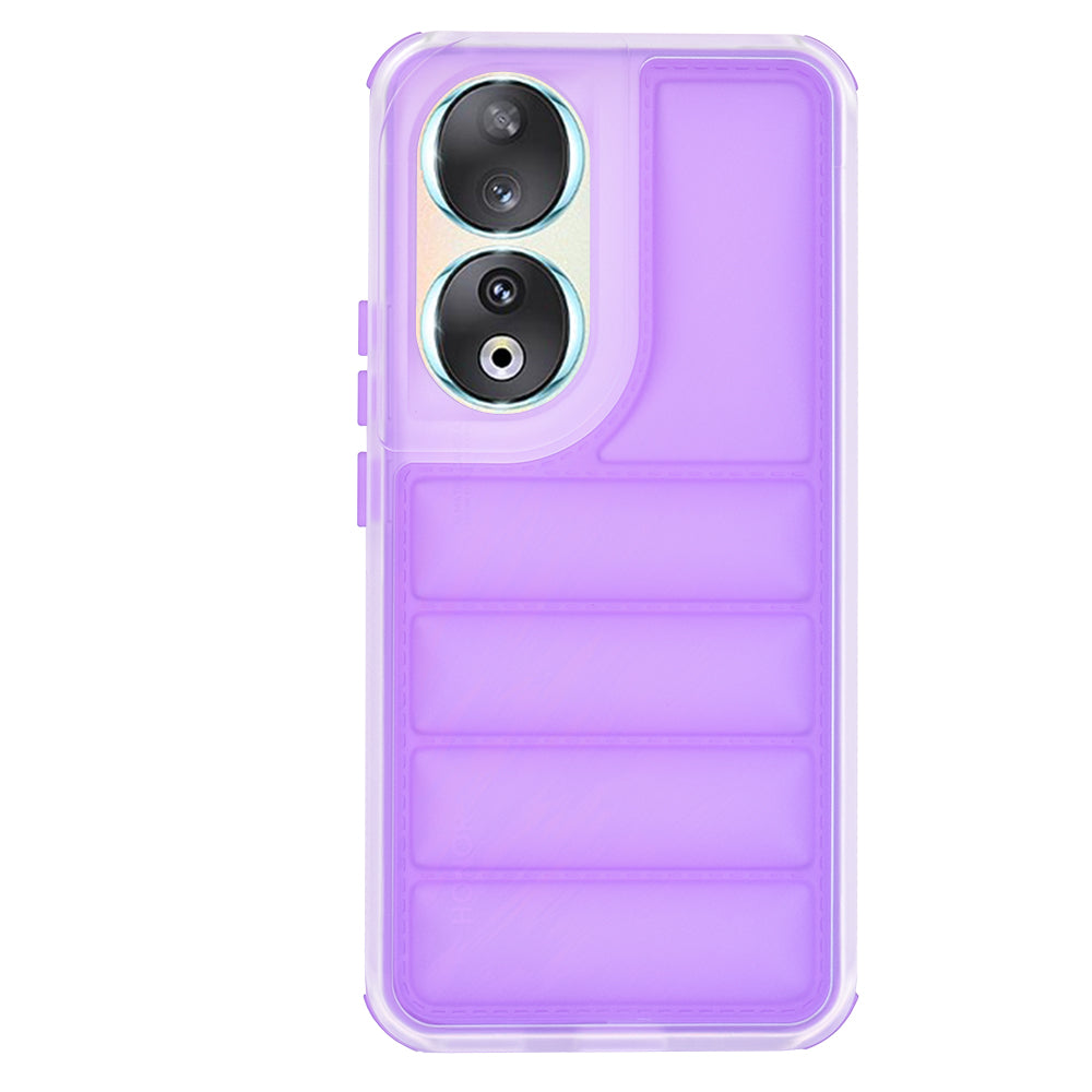 Case for Honor 90, Techsuit, Wave Shield, Purple