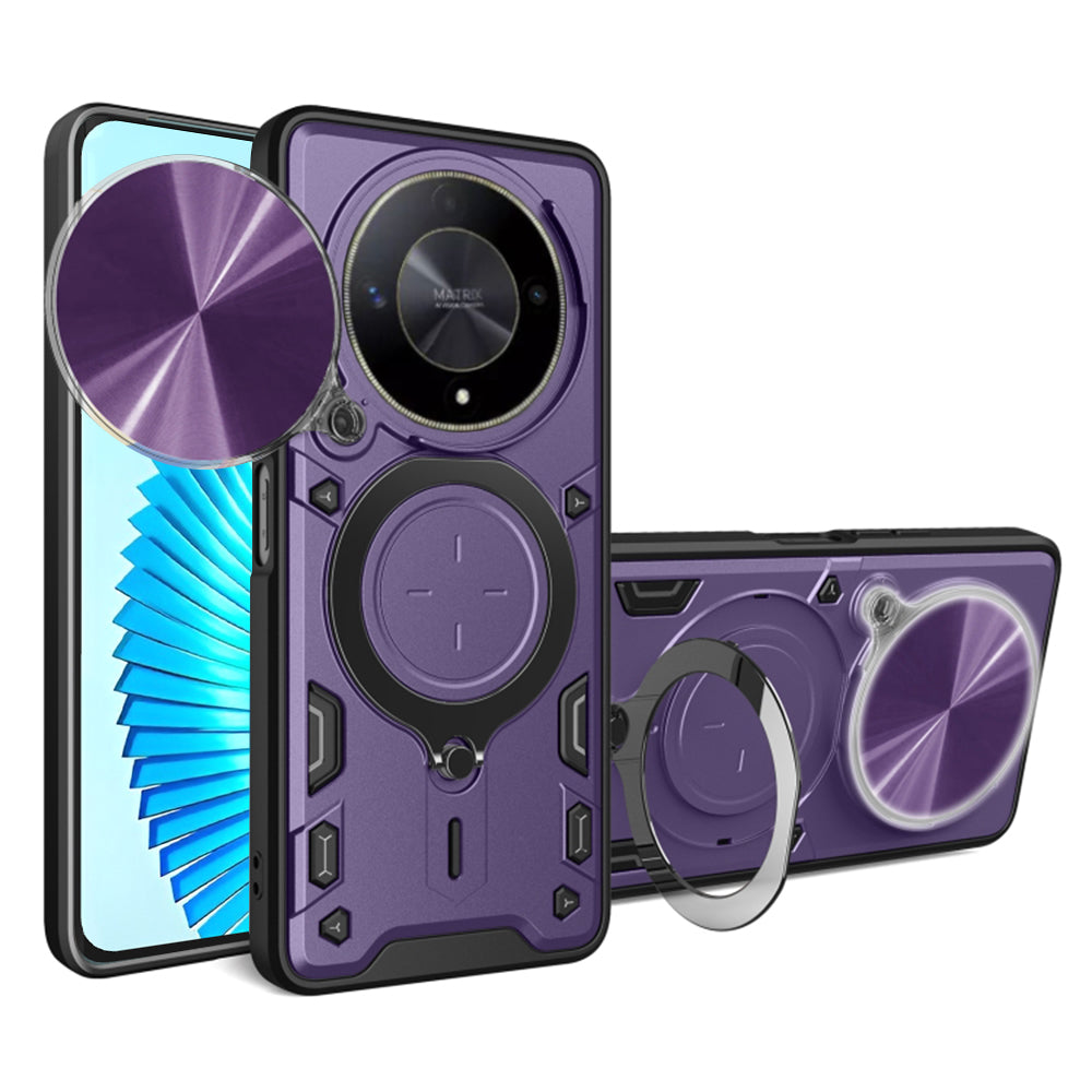 Hülle für Honor Magic6 Lite, Techsuit, CamGuard Pro, Lila