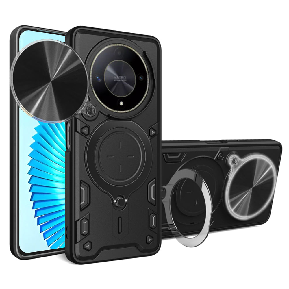 Hülle für Honor Magic6 Lite, Techsuit, CamGuard Pro, Schwarz