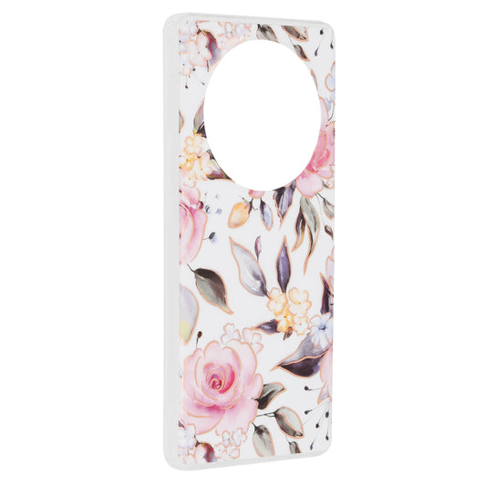 Hülle für Honor Magic6 Lite, Techsuit, Marble, Weiß
