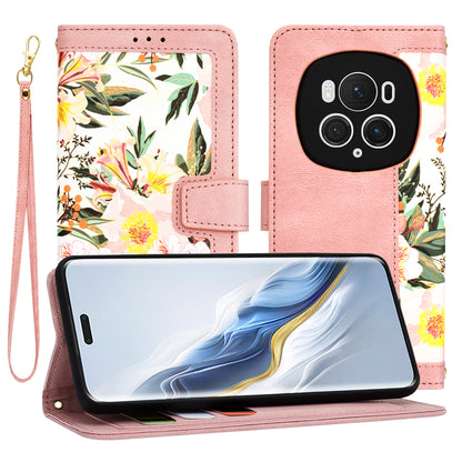 Hülle für Honor Magic6 Pro, Techsuit, FlipCraft, Rosa