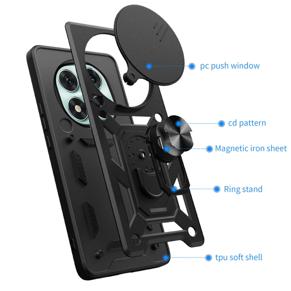Case for Honor Magic7 Pro, Techsuit, CamShield, Blue