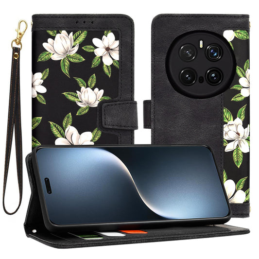 Hülle für Honor Magic7 Pro, Techsuit, FlipCraft, Schwarz