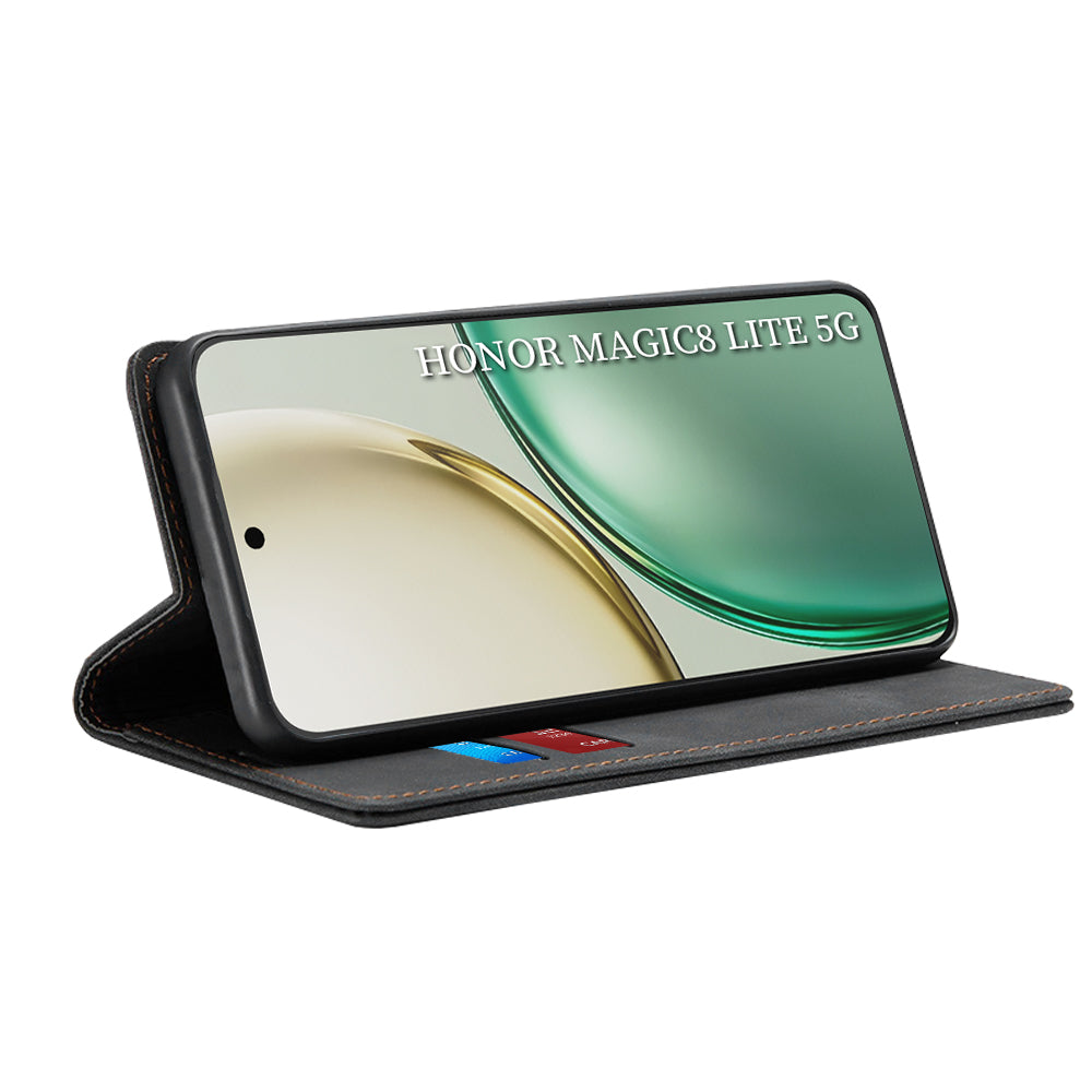 Hülle für Honor Magic8 Lite, Techsuit, Confy, Schwarz