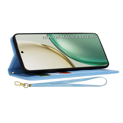 Hülle für Honor Magic8 Lite, Techsuit, FlipCraft, Blau