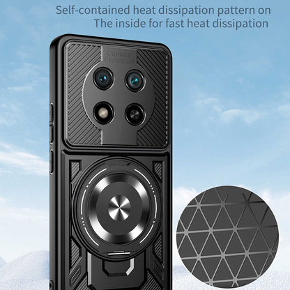 Case for Honor Magic8 Lite, Techsuit, RuggedCam, Gray