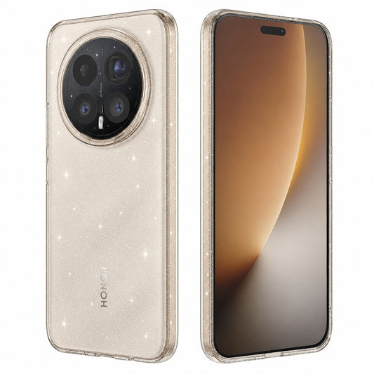 Hülle für Honor Magic8 Pro, Techsuit, SparkleSkin, Transparent