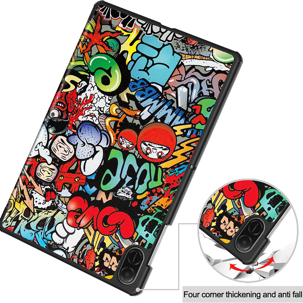 Hülle für Honor Pad X8a, Techsuit, FoldPro Urban Vibe, Mehrfarbig