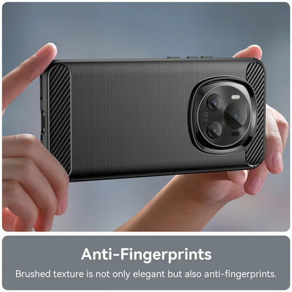 Hülle für Honor X5b, Techsuit, Carbon, Schwarz