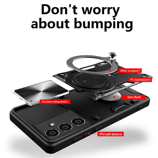 Hülle für Honor X5c Plus, Techsuit, CamGuard Pro, Rot