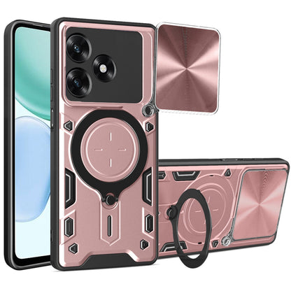 Hülle für Honor X5c Plus, Techsuit, CamGuard Pro, Roségold