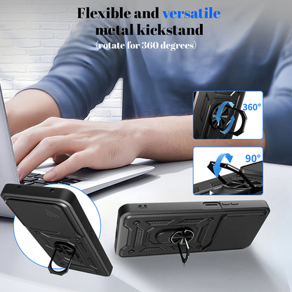 Hülle für Honor X5c Plus, Techsuit, CamShield, Gold