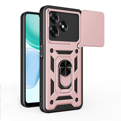 Hülle für Honor X5c Plus, Techsuit, CamShield, Roségold