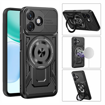 Hülle für Honor X5c Plus, Techsuit, RuggedCam, Grau