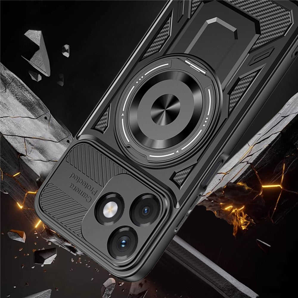 Hülle für Honor X5c Plus, Techsuit, RuggedCam, Grau