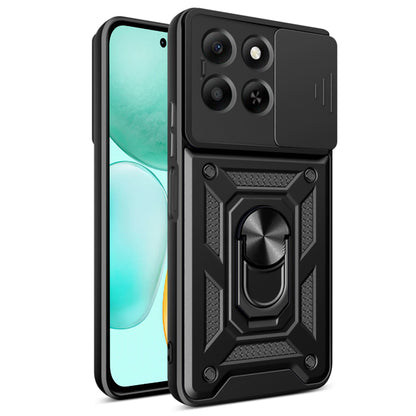 Hülle für Honor X6c, Techsuit, CamShield, Schwarz