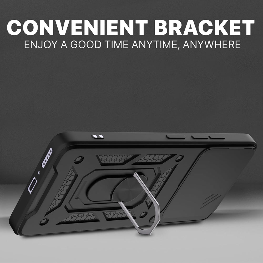Hülle für Honor X6c, Techsuit, CamShield, Schwarz