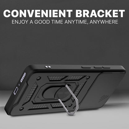 Hülle für Honor X6c, Techsuit, CamShield, Schwarz