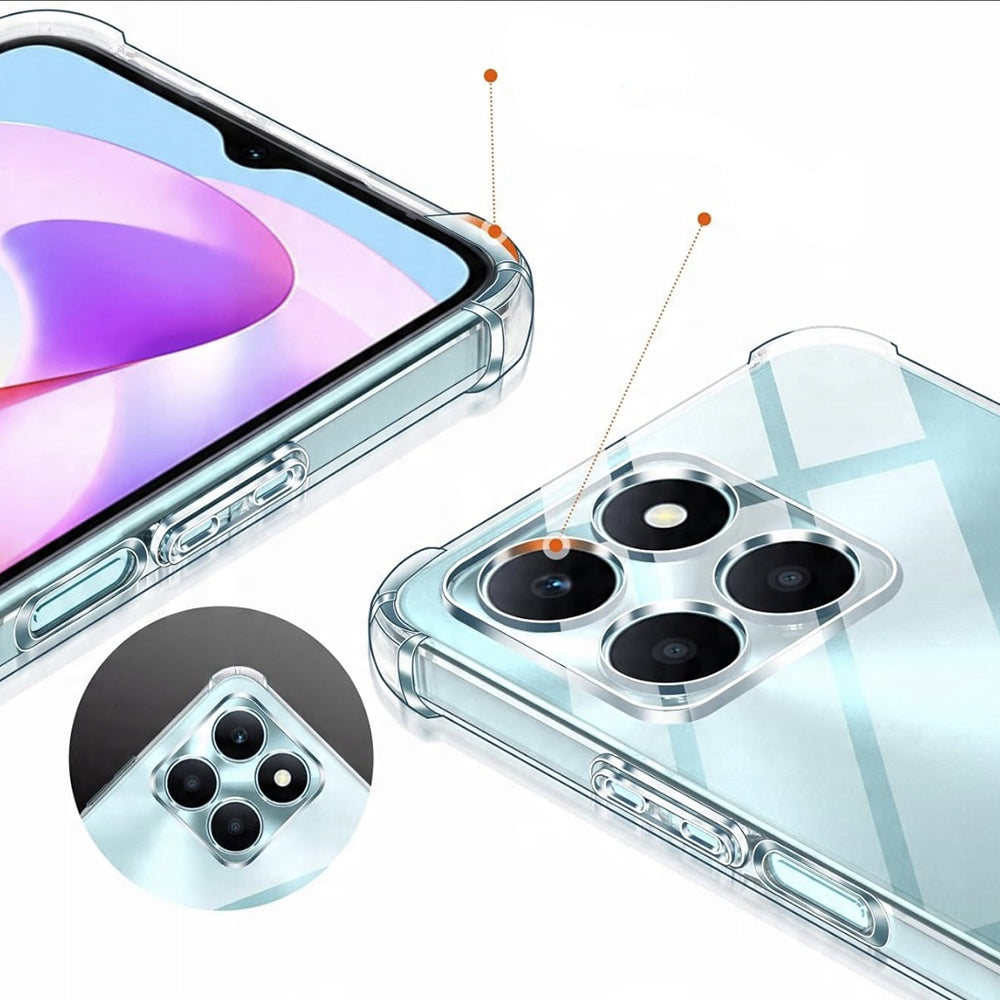 Hülle für Honor X6c, Techsuit, stoßfest klar, transparent