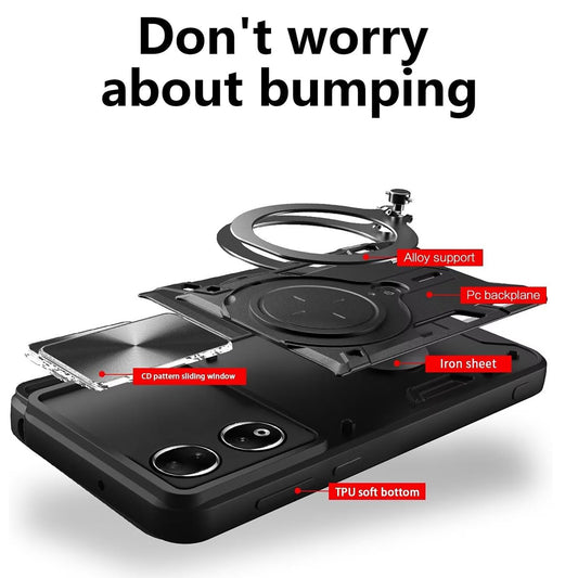 Hülle für Honor X7b 5G / 90 Smart / X7b 4G, Techsuit, CamGuard Pro, Schwarz
