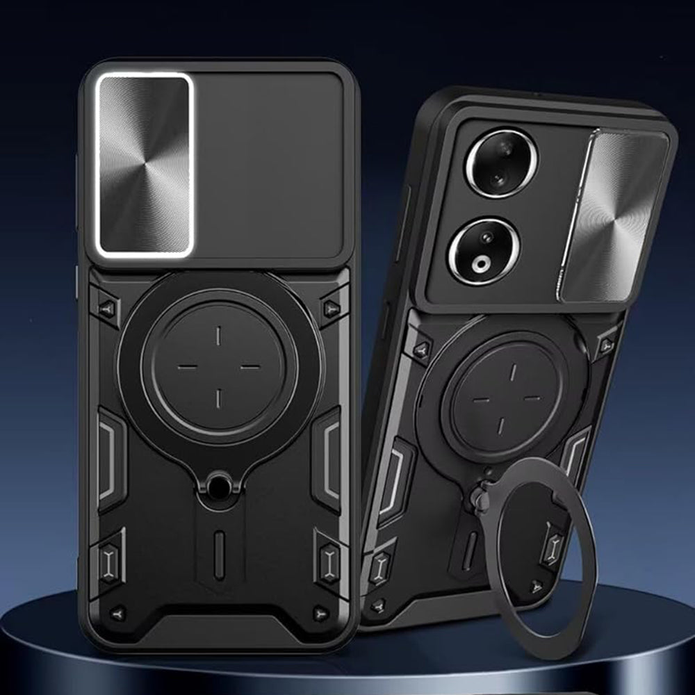 Hülle für Honor X7b 5G / 90 Smart / X7b 4G, Techsuit, CamGuard Pro, Schwarz