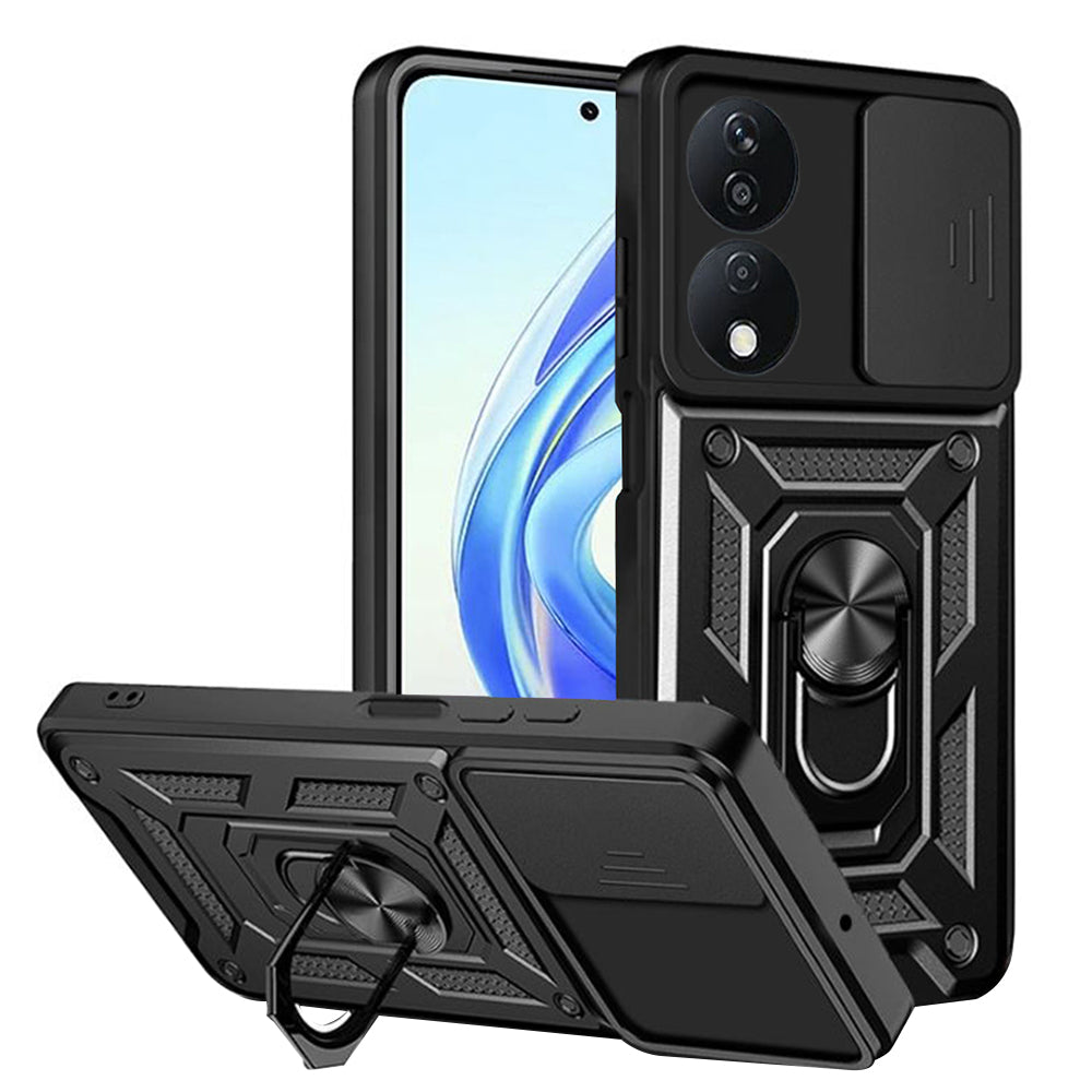 Case for Honor X7b 5G / 90 Smart / X7b 4G, Techsuit, CamShield, Black