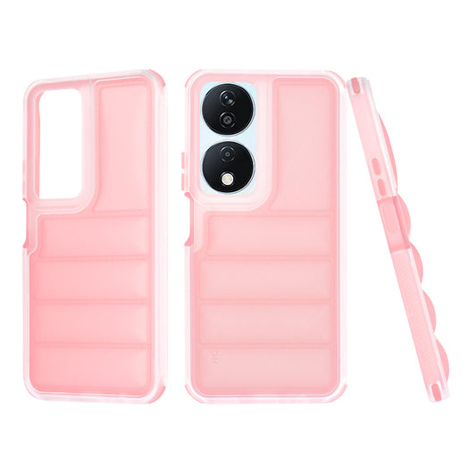 Hülle für Honor X7b 5G / 90 Smart / X7b 4G, Techsuit, Wave Shield, Rosa