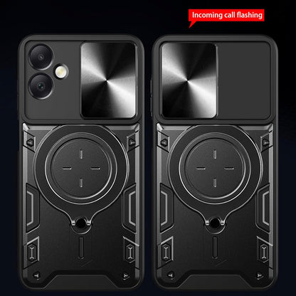 Hülle für Honor X7c / 200 Smart, Techsuit, CamGuard Pro, Schwarz
