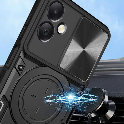 Hülle für Honor X7c / 200 Smart, Techsuit, CamGuard Pro, Schwarz