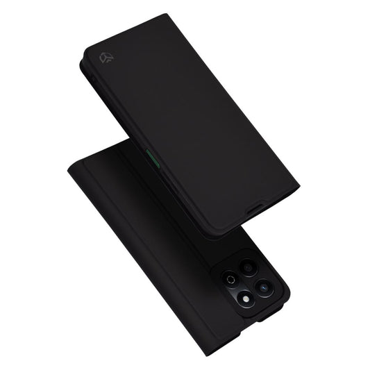 Hülle für Honor X7c / 200 Smart, Techsuit, Magskin Book, Schwarz