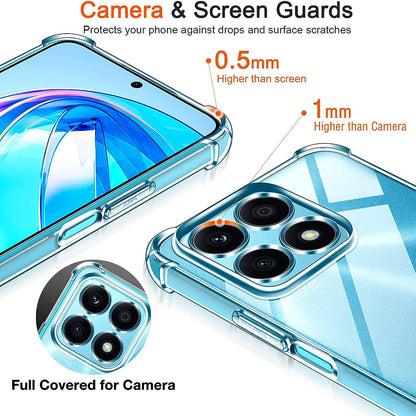 Hülle für Honor X8a, Techsuit, stoßfest klar, transparent