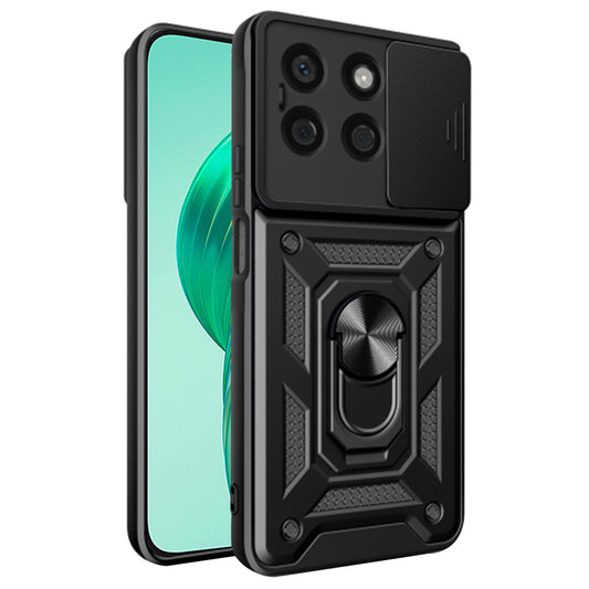 Hülle für Honor X8b, Techsuit, CamShield, Schwarz