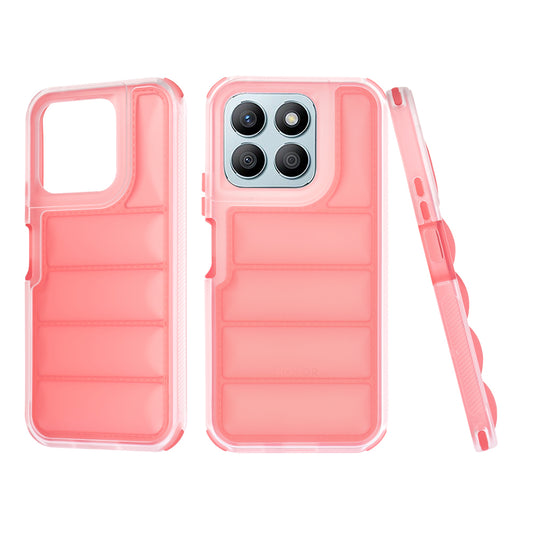 Hülle für Honor X8b, Techsuit, Wave Shield, Rot