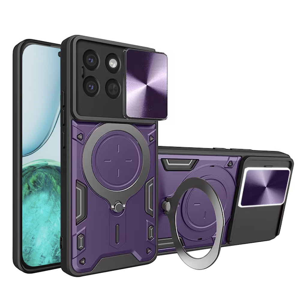 Hülle für Honor X8c, Techsuit, CamGuard Pro, Lila