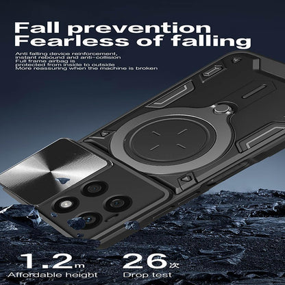 Hülle für Honor X8c, Techsuit, CamGuard Pro, Rot