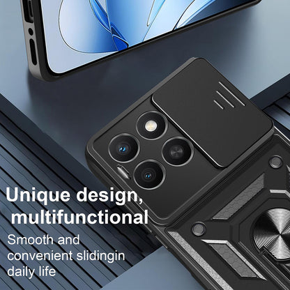 Hülle für Honor X8c, Techsuit, CamShield, Grün