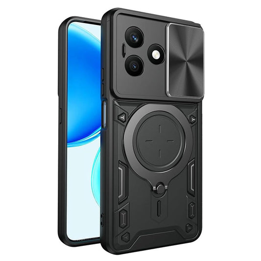 Hülle für Honor X8d, Techsuit, CamGuard Pro, Schwarz