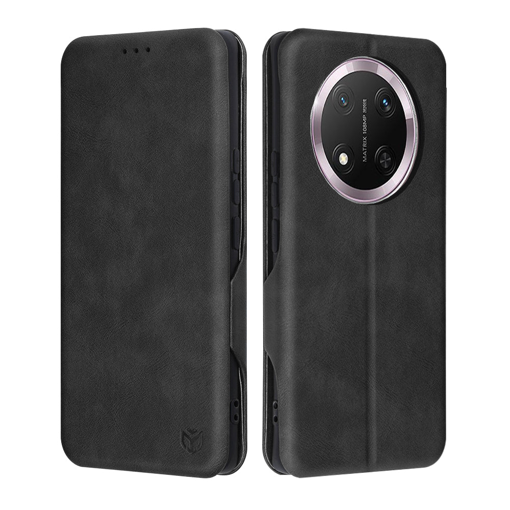 Hülle für Honor X9c / Magic7 Lite, Techsuit, Safe Wallet Plus, Schwarz