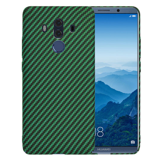 Hülle für Huawei Mate 10 Pro, Techsuit, Carbonite FiberShell, Grün