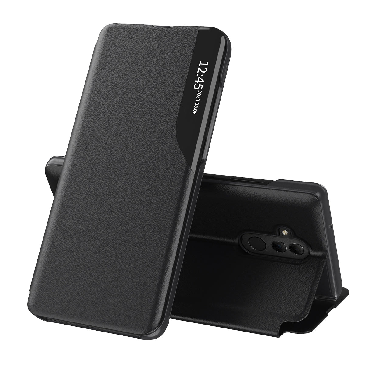Hülle für Huawei Mate 20 Lite, Techsuit, eFold, Schwarz