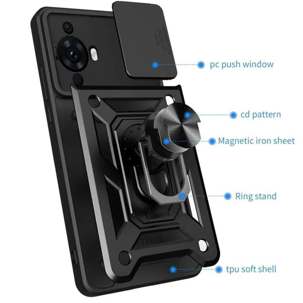 Hülle für Huawei nova 12s / nova 11, Techsuit, CamShield, Blau